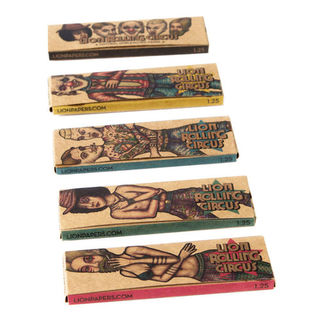 Lion Rolling Circus 1 1/4 Unbleached Rolling Papers