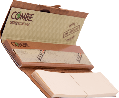 Combie King Size Slim Unbleached Papers and Tips 32