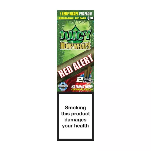 Juicy Hemp Wraps 2 pack - Red Alert