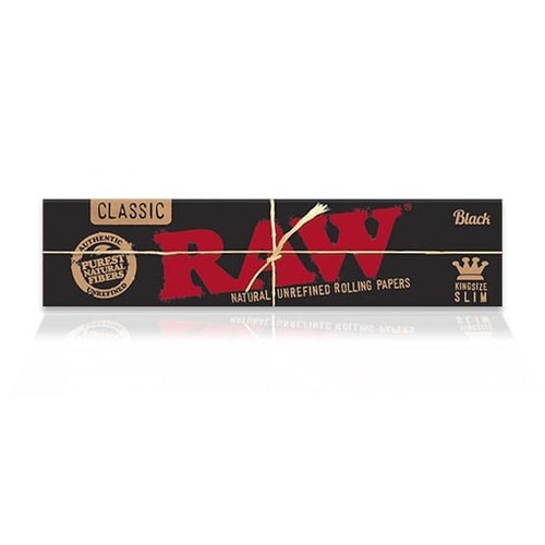 RAW Black Classic King Size Slim Rolling Papers